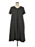 Roaman's Chevron-herringbone Gray Casual Dress Size 18 - 20 - photo 2