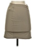 Meshki Solid Tan Casual Skirt Size S - photo 1