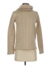 J.Crew Factory Store 100% Polyester Houndstooth Tan Turtleneck Sweater Size XS - photo 1