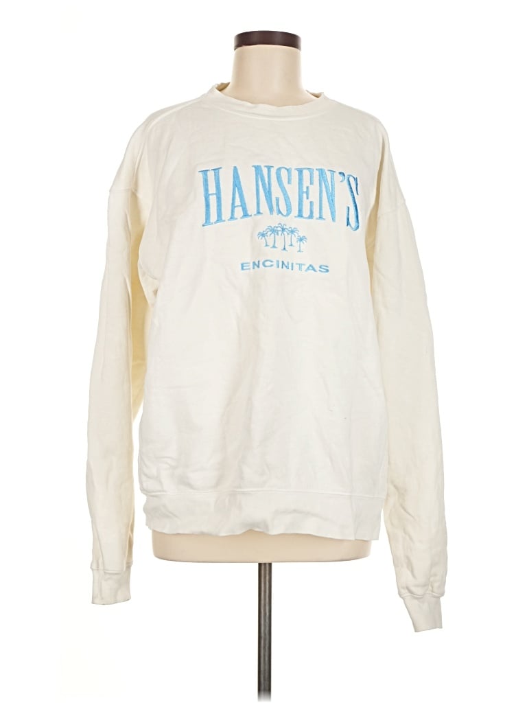 Pre-owned Blue 84 Sweatshirt In White