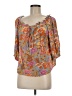 Shein Gray 3/4 Sleeve Blouse Size 6 - photo 1
