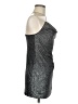 Topshop 100% Polyester Metallic Silver Cocktail Dress Size 6 - photo 4