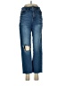 Frayed Jeans Blue Jeans Size 29 waist - photo 1