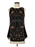 CAbi 100% Polyester Black Sleeveless Blouse Size XS - photo 1