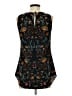 CAbi 100% Polyester Black Sleeveless Blouse Size XS - photo 2