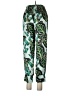 Lobo Rosa 100% Polyester Tropical Green Casual Pants Size L - photo 2
