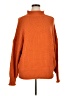 Unbranded 100% Acrylic Solid Orange Turtleneck Sweater Size XL - photo 1