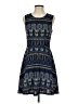 BLVD Graphic Blue Casual Dress Size XXS (estimated) - photo 1