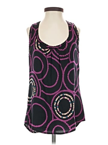 Trina Turk Sleeveless Silk Top (view 1)