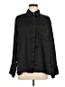 H&M 100% Polyester Black Long Sleeve Blouse Size M - photo 1