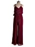 Express Outlet 100% Polyester Paisley Burgundy Jumpsuit Size XS - photo 2