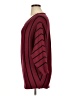 Philosophy Republic Clothing Stripes Burgundy Pullover Sweater Size 1X - photo 5