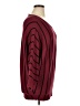Philosophy Republic Clothing Stripes Burgundy Pullover Sweater Size 1X - photo 4