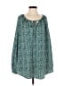 Unbranded 100% Polyester Green Long Sleeve Blouse Size 3X - photo 1