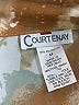 Courtenay 100% Polyester Floral Tan Long Sleeve Blouse Size M - photo 7