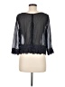 I Love H81 100% Polyester Black 3/4 Sleeve Blouse Size M - photo 2