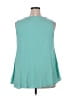 Ava James 100% Rayon Teal Sleeveless Blouse Size 2X - photo 2