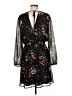 Collective Concepts 100% Polyester Floral Black Cocktail Dress Size M (estimated) - photo 2