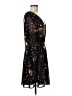 Collective Concepts 100% Polyester Floral Black Cocktail Dress Size M (estimated) - photo 4
