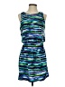 Paper Dolls Print Blue Casual Dress Size XS (estimated) - photo 1