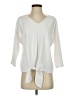 Ruby Rd. White 3/4 Sleeve Blouse Size S (petite) - photo 1