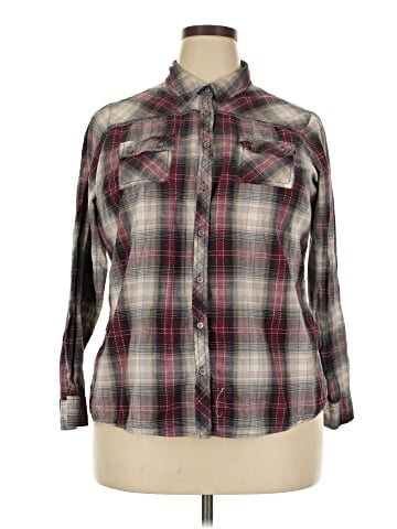 Cato Long Sleeve Button-Down Shirt (view 1)