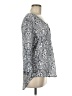 Fred David Silver 3/4 Sleeve Blouse Size M - photo 4