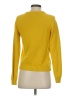 Lands' End Chevron-herringbone Yellow Pullover Sweater Size XS - photo 2
