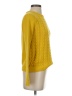 Lands' End Chevron-herringbone Yellow Pullover Sweater Size XS - photo 4