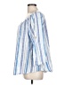 Unbranded 100% Cotton Blue 3/4 Sleeve Blouse Size L - photo 5