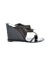 Sigerson Morrison Black Brown Wedges Size 9 - photo 1