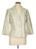 Sigrid Olsen Metallic Gold Silk Blazer Size 10 - photo 1