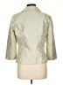 Sigrid Olsen Metallic Gold Silk Blazer Size 10 - photo 2