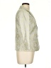Sigrid Olsen Metallic Gold Silk Blazer Size 10 - photo 4
