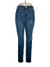 Seven7 Solid Blue Jeans Size 14 - photo 1