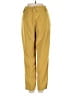 Express Solid Yellow Casual Pants Size 0 - photo 2