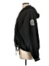 DKNY 100% Polyester Solid Black Windbreaker Size L - photo 5