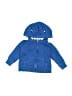 Carter's 100% Cotton Blue Zip Up Hoodie 0-3 MO / 3 MO - photo 1