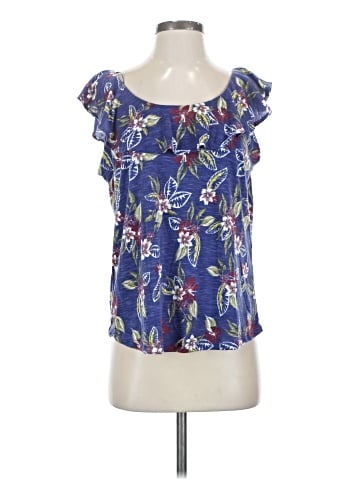 Peace & Pearls Short Sleeve Blouse (view 1)