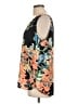 Chico's 100% Polyester Floral Black Sleeveless Blouse Size Lg (2) - photo 5