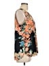Chico's 100% Polyester Floral Black Sleeveless Blouse Size Lg (2) - photo 4