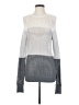 Equipment Color Block Gray Pullover Sweater Size S - photo 1