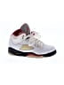 Air Jordan White 5 Retro Fire Red Sneakers Size 3 1/2 (baby) - photo 1