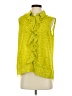 CAbi 100% Polyester Yellow Sleeveless T-Shirt Size S - photo 1