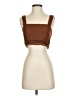 OAK + FORT Brown Sleeveless Top Size S - photo 1