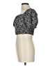 Shein 100% Polyester Black Short Sleeve Top Size L - photo 5