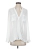 Maeve 100% Polyester White Long Sleeve Blouse Size 4 - photo 1