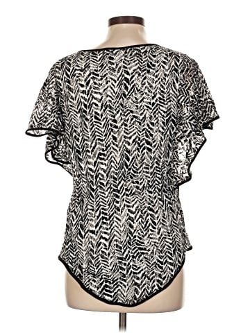Beige by ECI Short Sleeve Blouse (view 2)