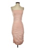 Unbranded Solid Tan Pink Cocktail Dress Size S - photo 1