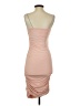 Unbranded Solid Tan Pink Cocktail Dress Size S - photo 2